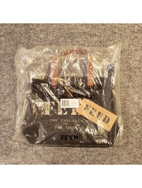 FEED Projects Canvas Eleanor Black Tote Bag NWT Children of the World